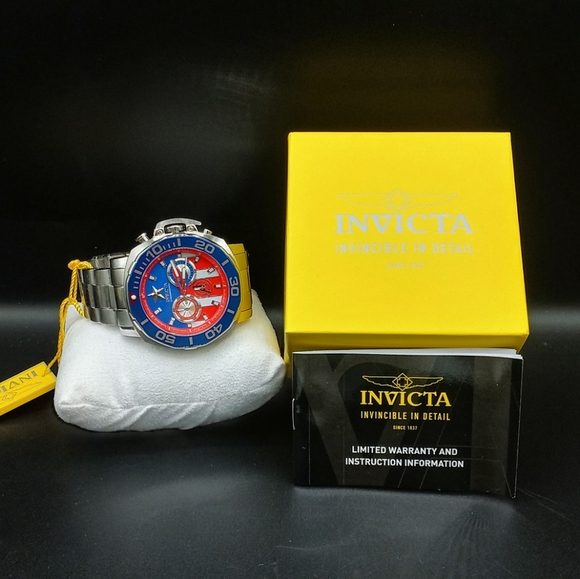 FIRM PRICE-NWOT Invicta Limited Edition Captain America (WATCH ONLY) - Picture 2 of 9